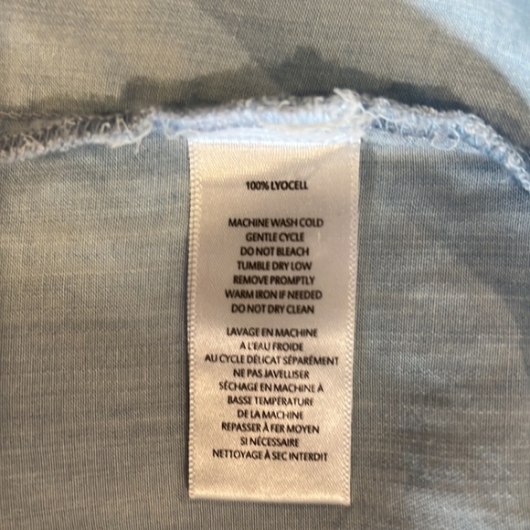 beachlunchlounge Women’s Lyocell Sleeveless Button Down Shirt Size: M - Picture 7 of 7